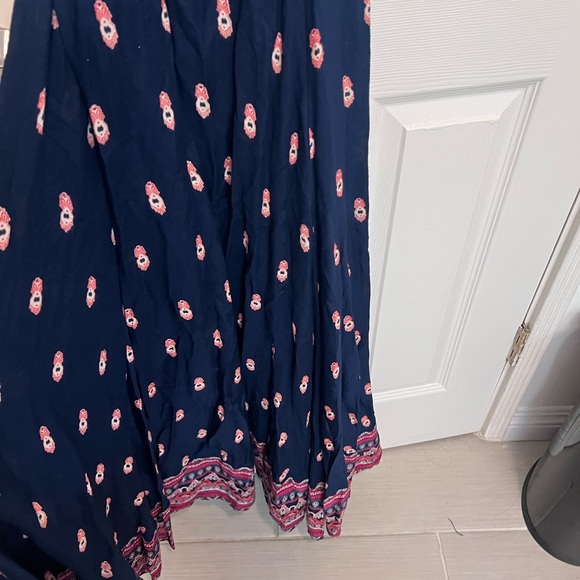 Tularosa Sid Wrap Dress in Navy size small maxi dress - Rayon blend - Picture 4 of 6